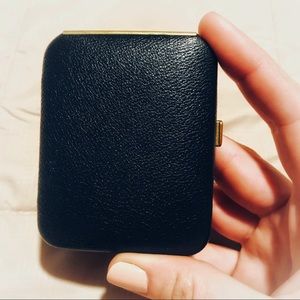 Buxton | Vintage Black Leather Key Holder